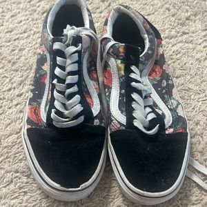 Floral sneakers